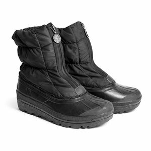 Sorel Black Puffer-Lined Boots SIZE 8